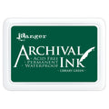 Ranger Archival 5x8cm Ink Pads#Colour_LIBRARY GREEN