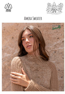 Amira Knitting Pattern - Womens Sweater XS-4XL 8ply Yarn