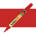 Artline 70 Permanent Marker 1.5mm Bullet Nib Box Of 12#Colour_RED
