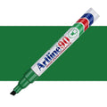 Artline 90 Permanent Marker 5mm Chisel Nib Box Of 12#Colour_GREEN