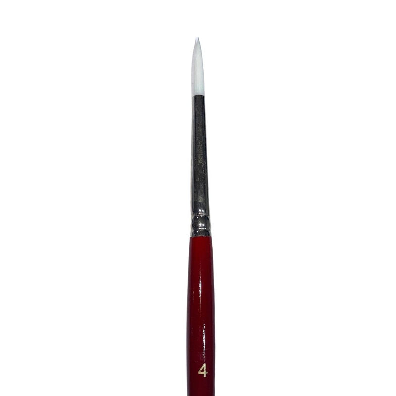 Art Spectrum Series White Taklon Round Brushes