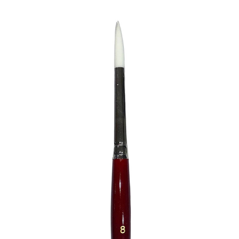 Art Spectrum Series White Taklon Round Brushes