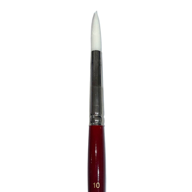 Art Spectrum Series White Taklon Round Brushes