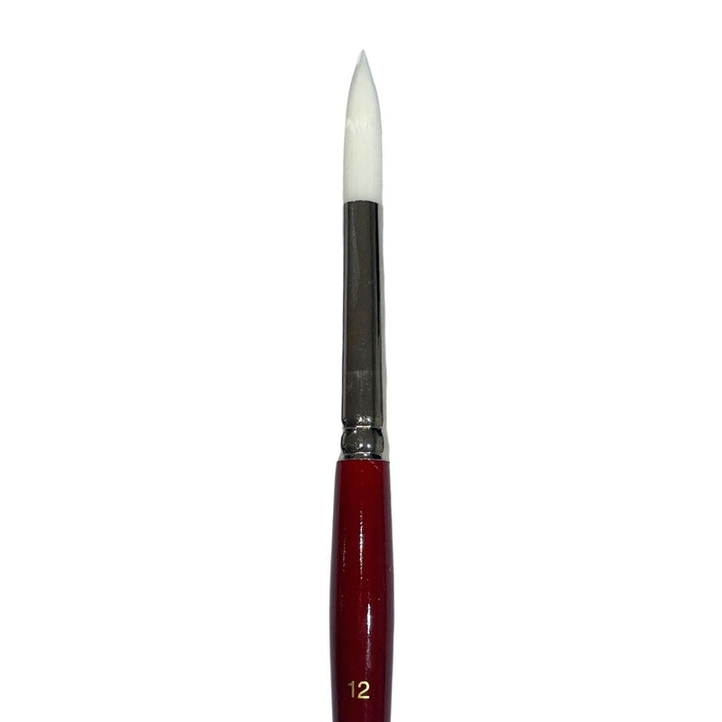 Art Spectrum Series White Taklon Round Brushes