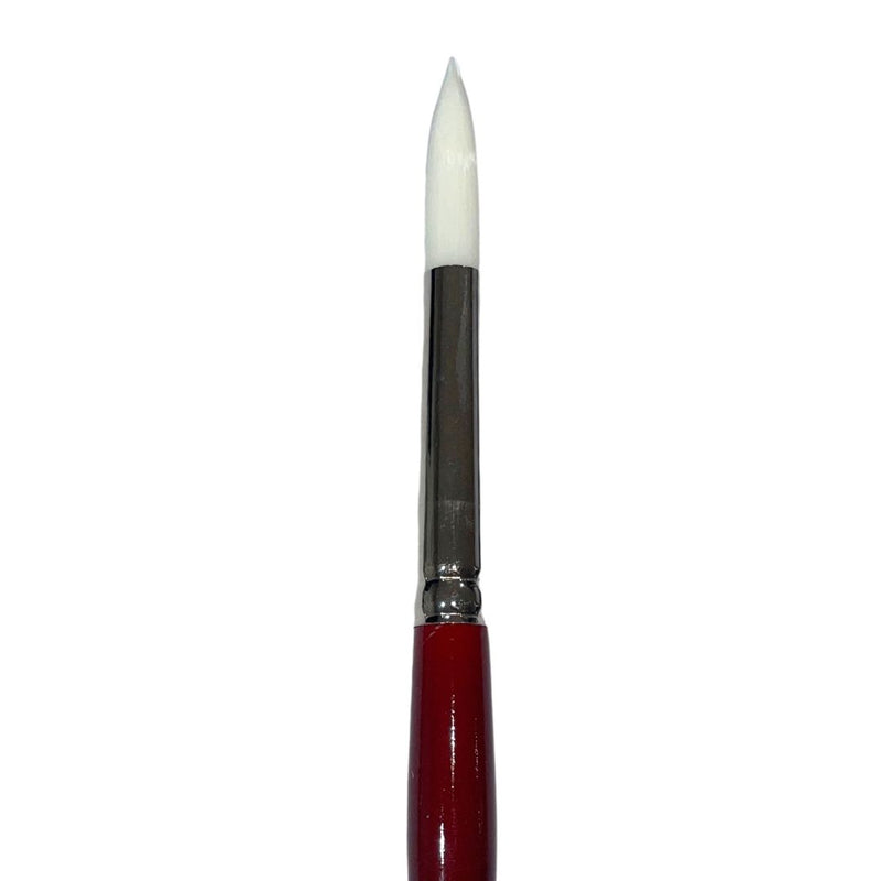 Art Spectrum Series White Taklon Round Brushes