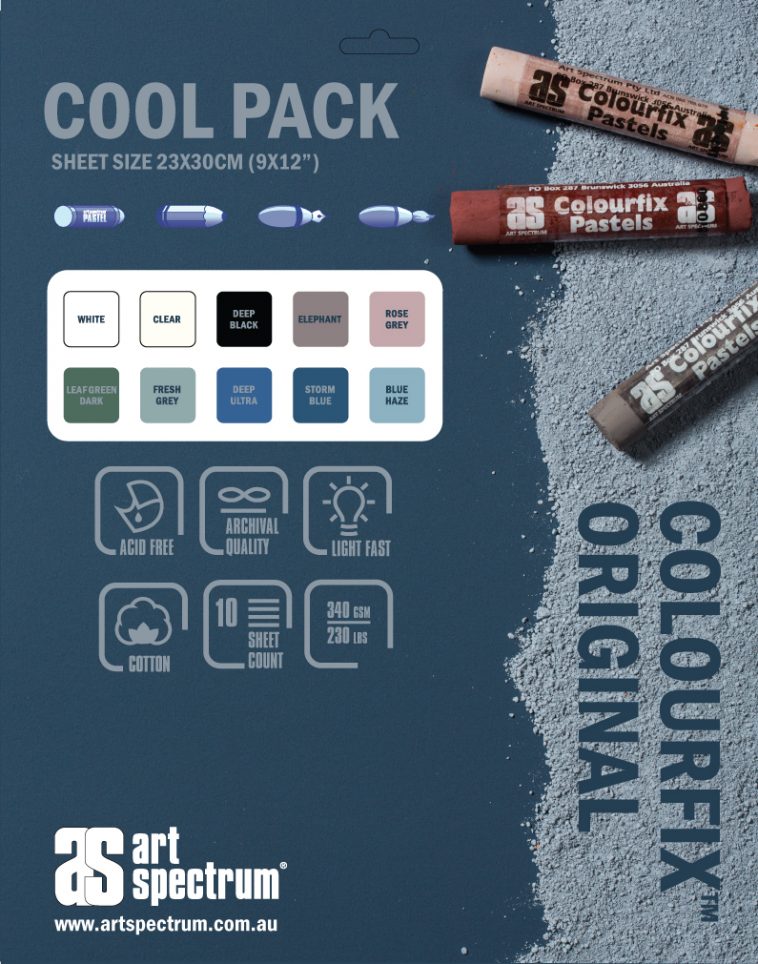 Art Spectrum Colourfix 340gsm 9x12" Assorted 10 Sheets
