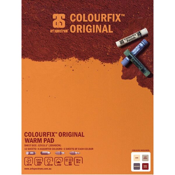 Art Spectrum Colour Fix Original Pad 12 Sheets - Warm