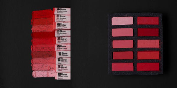 Art Spectrum Extra Soft Square Pastel Set Of 10 Reds