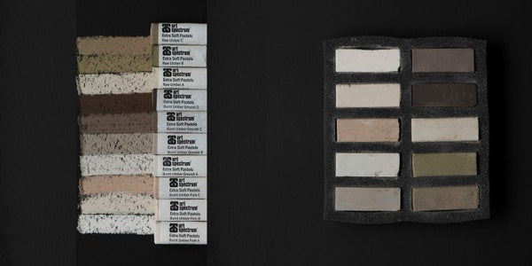 Art Spectrum Extra Soft Square Pastel Set Of 10 Umber Earths