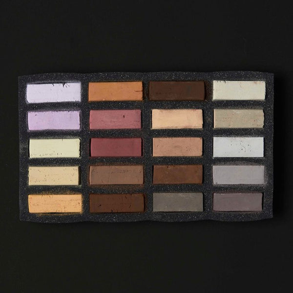 Art Spectrum Extra Soft Square Pastel Set Of 20 - Skintones