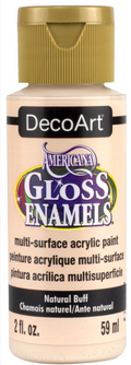 Decoart Americana Gloss Enamel Paints 2oz#Colour_NATURAL BUFF