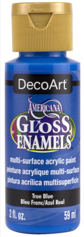 Decoart Americana Gloss Enamel Paints 2oz#Colour_TRUE BLUE