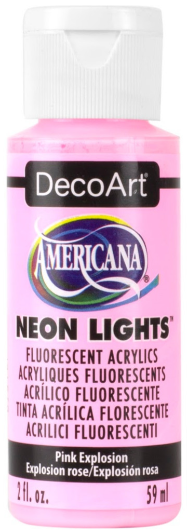 Decoart Americana Neon Lights Paints 2oz