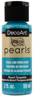 Decoart Americana Pearls Paints 2oz#Colour_DESERT TURQUOISE