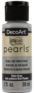 Decoart Americana Pearls Paints 2oz#Colour_SLATE GREY