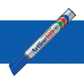 Artline 109 Easimark Permanent Marker 5mm Chisel Nib Pack Of 12#Colour_BLUE