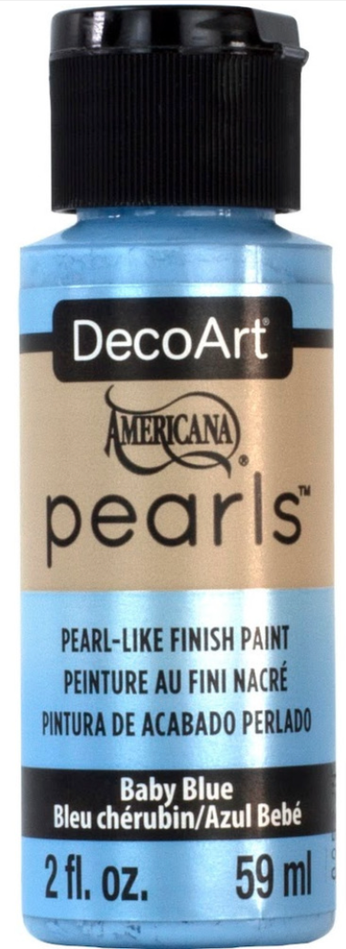 Decoart Americana Pearls Paints 2oz#Colour_BABY BLUE