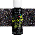Decoart Craft Twinkles Glitter Craft Paint 59ml#Colour_BLACK