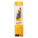 Mont Marte Signature Acrylic Brushes 4 Piece Set