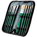 Mont Marte Oil Brushes Wallet of 11