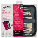 Mont Marte Oil Brushes Wallet of 11