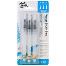 Mont Marte Waterbrush Round F M B 3 Piece Set