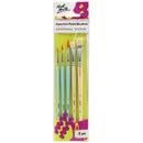 Mont Marte Hog & Taklon Brushes Discovery Set of 5