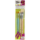 Mont Marte Hog & Taklon Brushes Discovery Set of 4