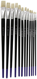 Mont Marte Studio Artist Brushes Flat 1-12 12 Piece Set
