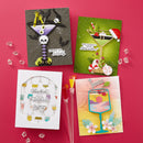 Spellbinders Cheers Sentiments Press Plate Stamp & Die Set