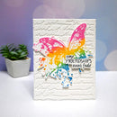 Spellbinders Butterfly Splatter Press Plate Stamp & Die Set