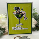 Spellbinders Martini Mood BetterPress Plate Stamp & Die Set
