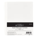 Spellbinders Double Weight Porcelain BetterPress A7 Cotton Card Panels 25 Pack