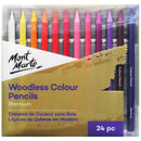 Mont Marte Woodless Colour Pencils 24 Piece Set