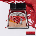 Winsor & Newton Fast Drying, Water Resistant Transparent Drawing Ink 14ml#Colour_BRICK RED