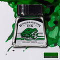 Winsor & Newton Fast Drying, Water Resistant Transparent Drawing Ink 14ml#Colour_BRILLIANT GREEN