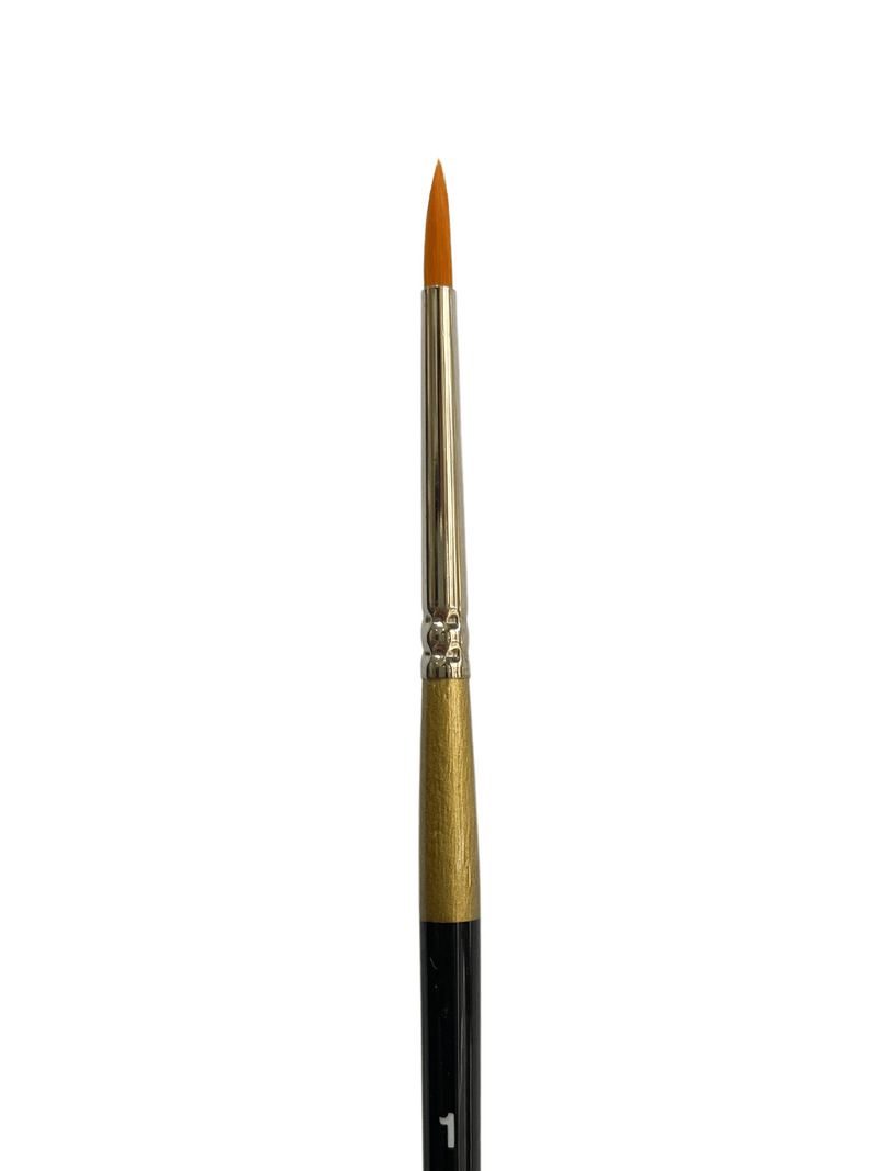 Das S1004rj Golden Nylon Round Brushes