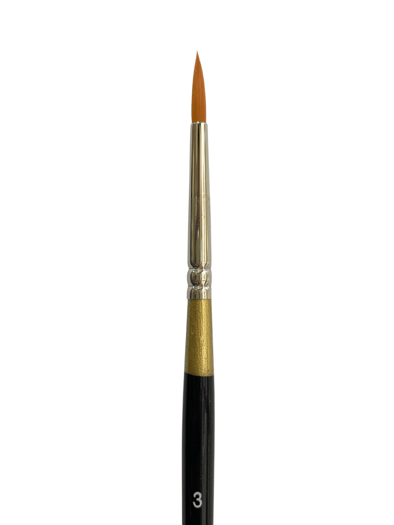 Das S1004rj Golden Nylon Round Brushes