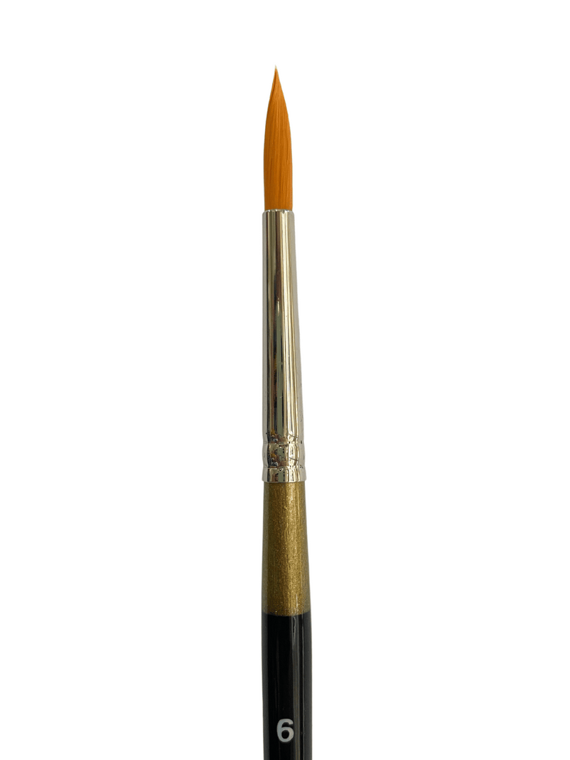 Das S1004rj Golden Nylon Round Brushes