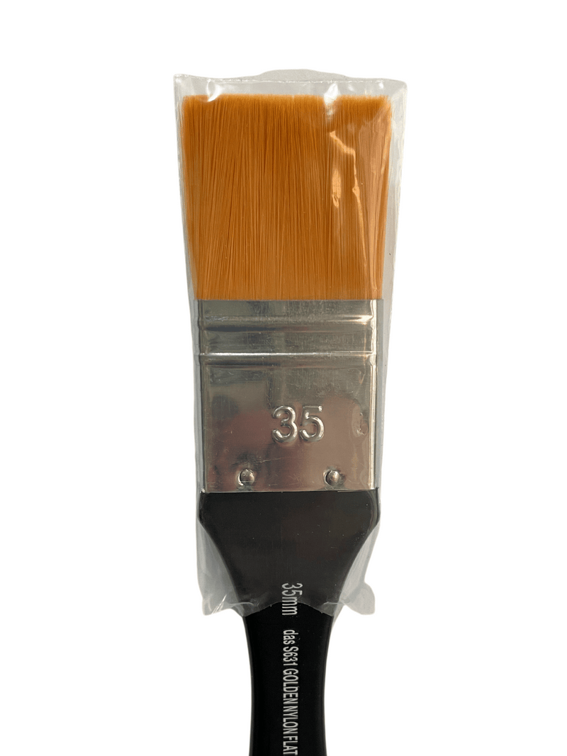 Das S631 Golden Nylon Flat Brushes