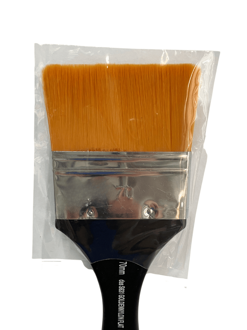 Das S631 Golden Nylon Flat Brushes