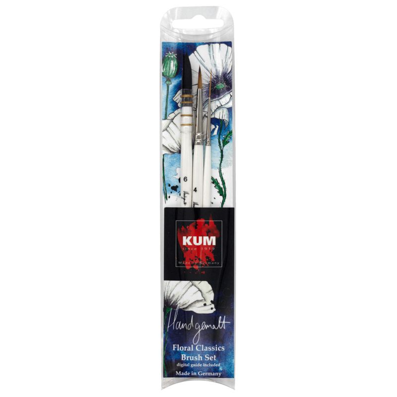 Kum Handgemalt Floral Classics Brush Set