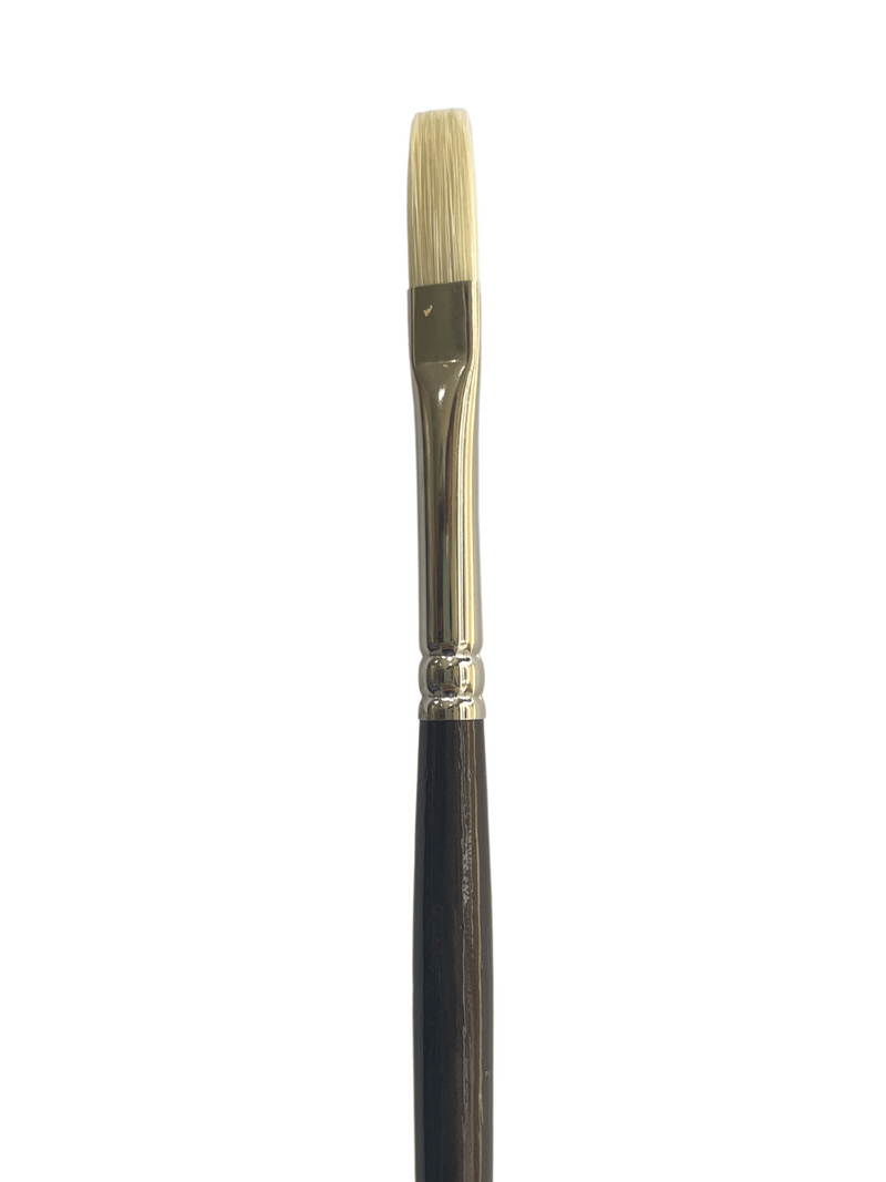 Das S1180 Hog & Taklon Flat Long Handle Brushes