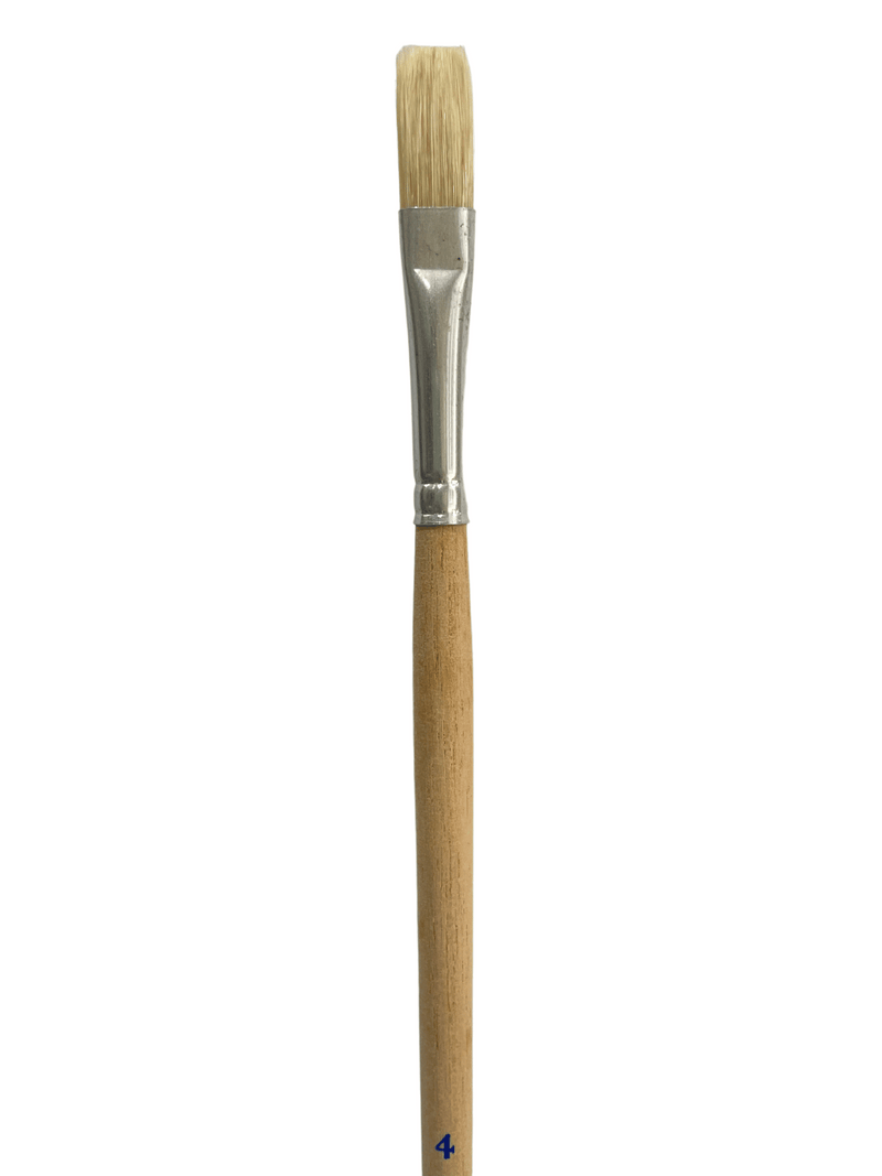 Das S150 Hog Bristle Long Handle Flat Brushes