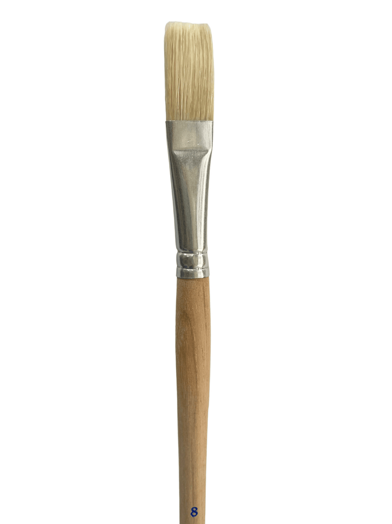 Das S150 Hog Bristle Long Handle Flat Brushes