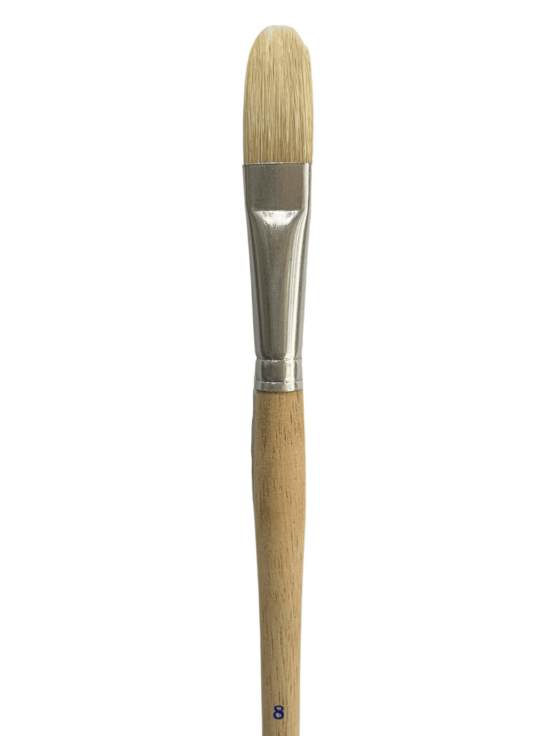 Das S150 Hog Bristle Long Handle Filbert Brushes