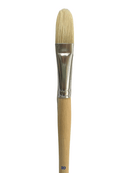 Das S150 Hog Bristle Long Handle Filbert Brushes