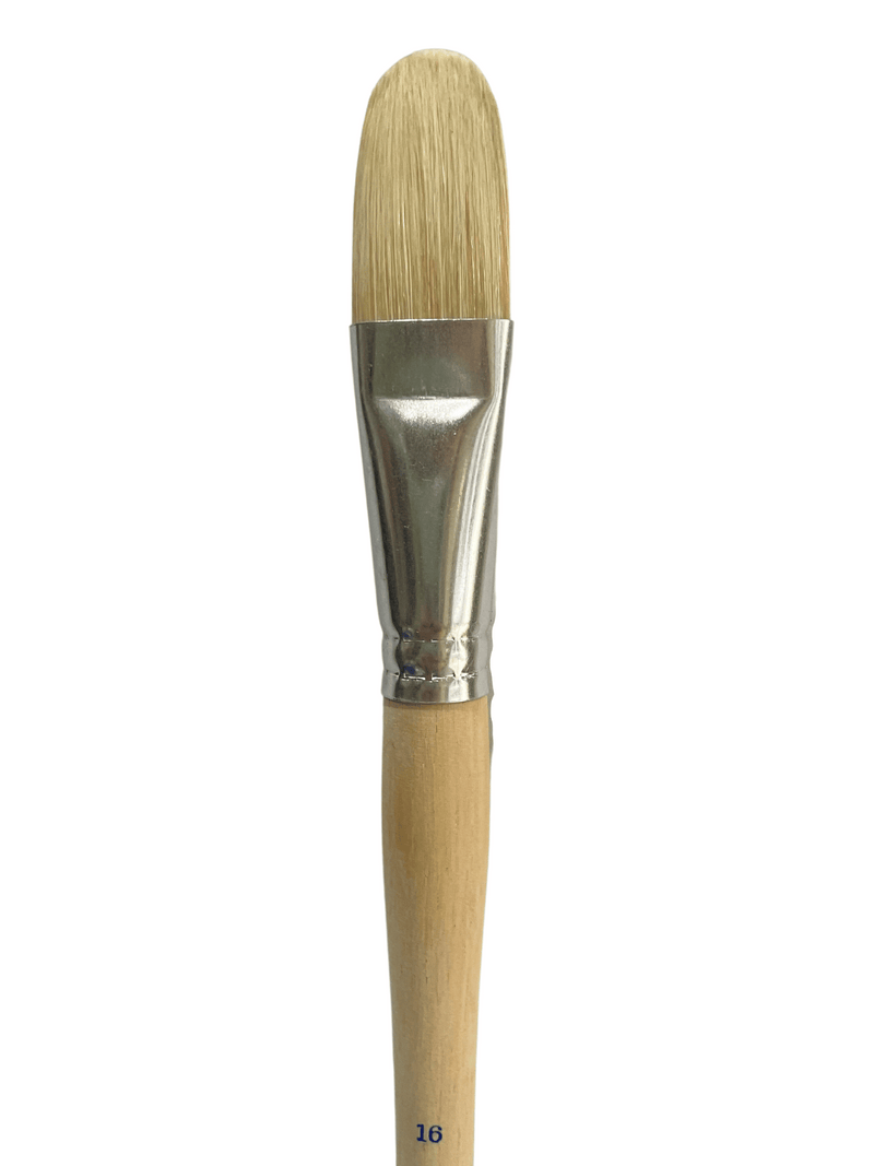 Das S150 Hog Bristle Long Handle Filbert Brushes