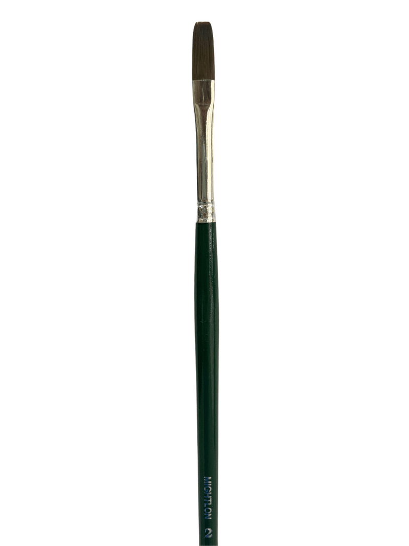 Das S6400 Mightlon Synthetic Flat Long Handle Brushes