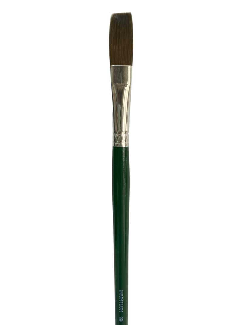 Das S6400 Mightlon Synthetic Flat Long Handle Brushes